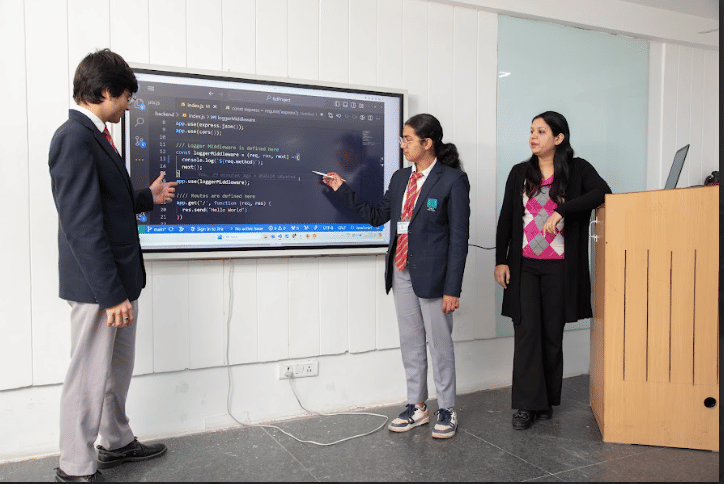 CGC Landran Students studying in Classrooms & E Classroom photo 1